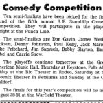 Comedy Comp News