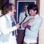 Same Tommy T's office in San Leandro with Baby Man, Bruce Baum.