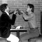 Green room with Bob Fisher