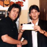 WIth Jay Leno at Tommy T's so you know the check bounced.