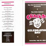 Comedy Celebration Program cover • 85