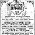 Great American Music Hall • Jane Dornacker Roast • October 1981