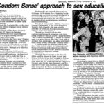 Condom Sense • Oakland tribune • November 1981