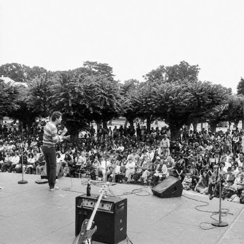 Barry Sobel onstage at 1st Comedy Day • 1981